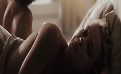 First Amber Heard naked atop a guy as they have sex, then