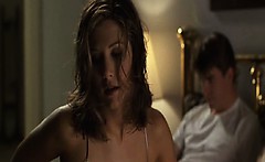 Jennifer Aniston showing pokey nipples in tank top and some