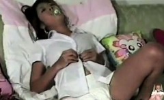 Nasty Schoolgirl Wears Diapers And Acts Like An Adult Baby