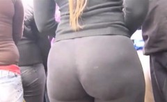 Massive Ass In Tight Leggings Outside