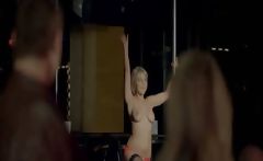 Misha Highstead playing a dancer at a strip club, spinning
