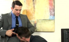 Mature office stud bent over doggystyle