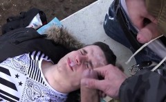 Hot twinks outdoor with cumshot