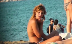 Amateur Teens Topless Beach Voyeur Video
