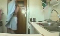 masturbation while doing the dishes