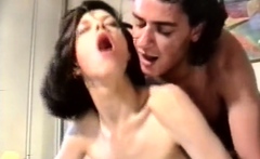 Vintage porn movie with DP and double facial cumshot