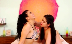 Two Hot Lesbian Going Wild On Cam