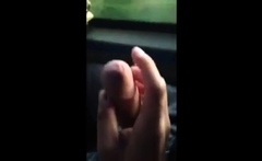 playing with big dick in bus