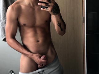 Gay solo masturbation private video