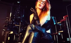 Mistress Elis Euryale - Leather Boots and Spurs