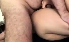 Hairy daddy fucks his not son