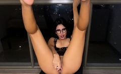 Stacked Brunette Goes Solo Toys And Masturbation