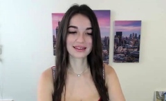 Brunette Solo Webcam Masturbation